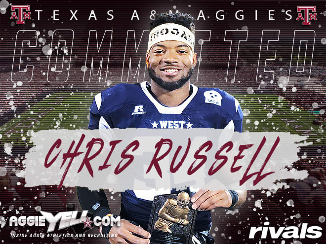 Chris Russell was the last player to commit to the Aggies for 2019.