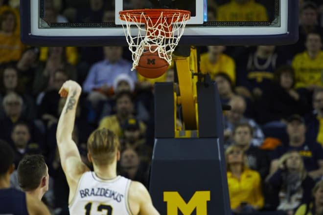 Freshman forward Ignas Brazdeikis came up big against Penn State, and is a key going forward.