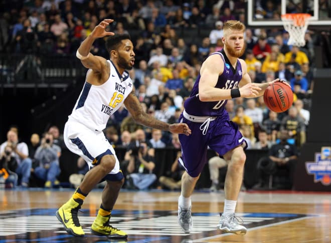 Slowing down Stephen F. Austin’s Thomas Walkup will be a top priority for the Irish on Sunday.