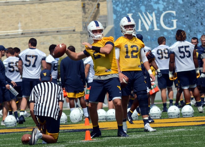 The West Virginia Mountaineers football team is still searching for a starting quarterback. 