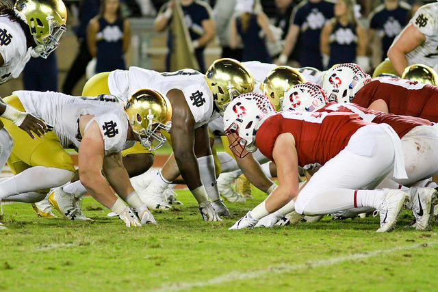 Notre Dame and Stanford will play at night a fourth straight season in 2018.