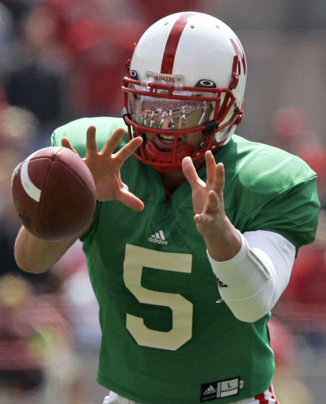 Arizona State transfer Sam Keller got his first look at Nebraska's quarterback in the 2007 spring game. 