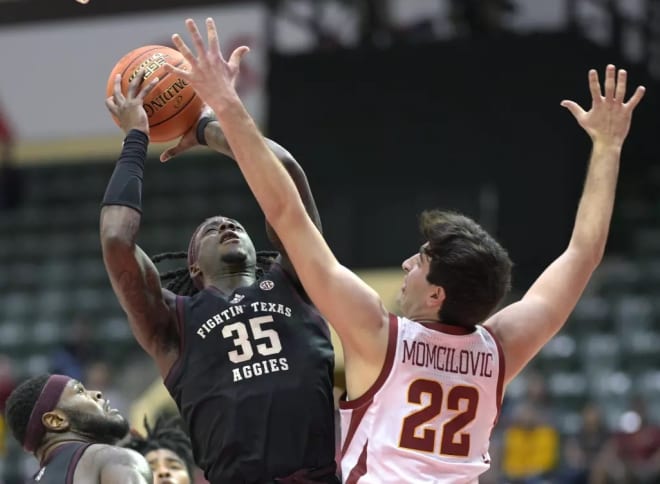 Manny Obaseki and the short-handed Aggies rallied with a vengeance Sunday.