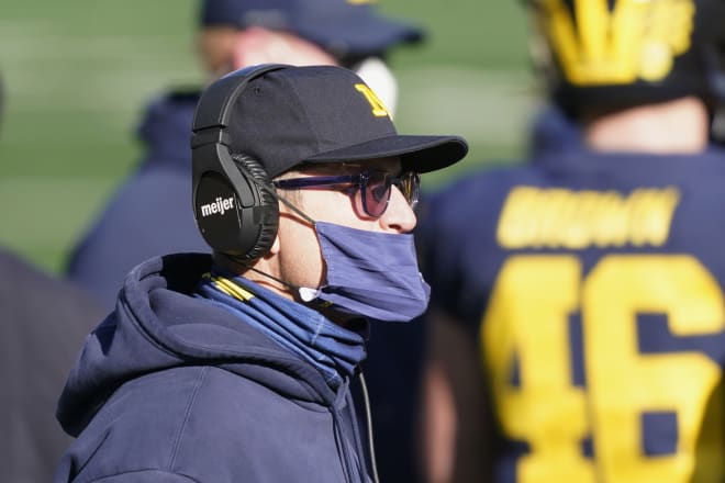 Michigan Wolverines head football coach Jim Harbaugh