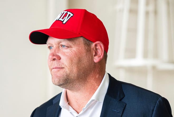 Barry Odom accepted the UNLV head coach position on Tuesday.