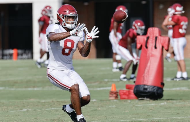 Alabama Crimson Tide receiver John Metchie III. Photo | Alabama Athletics 