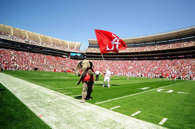The Alabama Crimson Tide's annual A-Day game has been canceled. Photo | Getty Images