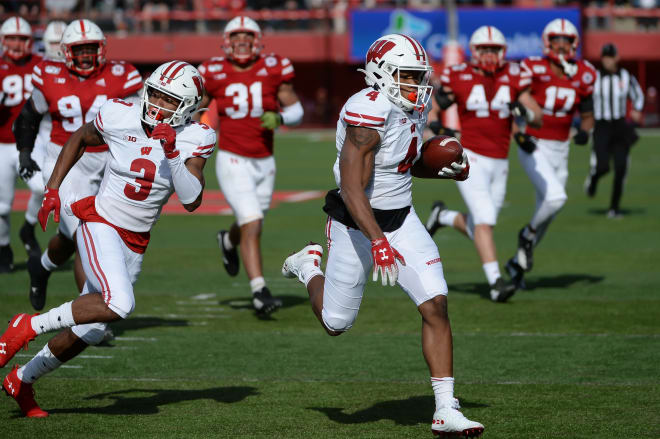 A.J. Taylor had Wisconsin's only play on the day over 29 yards. 