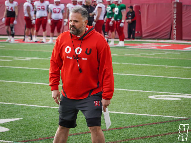 Nebraska coach Matt Rhule