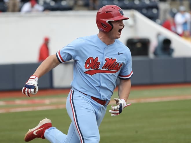 Ole Miss Baseball and Powder Blue uniforms in pictures