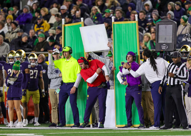 Notre Dame got ultra-creative when it came to clandestinely sending in signals to its defensive players during the Clemson game.