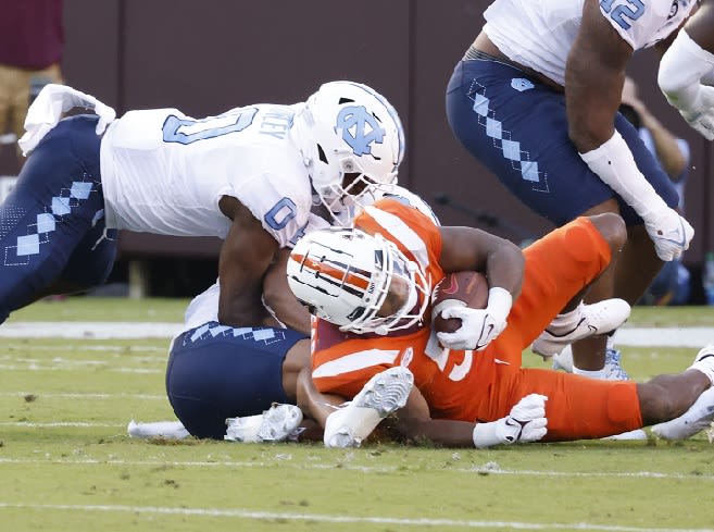 UNC DB Ja'Qurious Conley has recorded 82 tackles so far in his career as a Tar Heel.