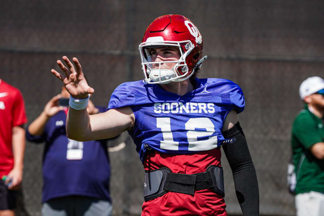 Zurbrugg awaits a return toss after a practice rep