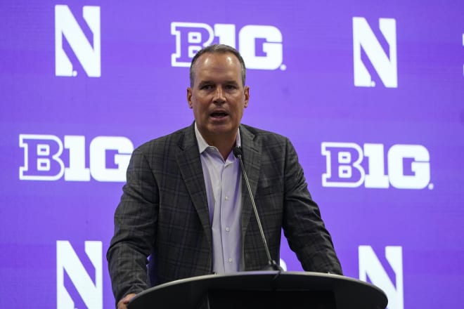 Northwestern head coach Chris Collins