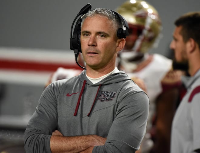 Mike Norvell said the ACC office said upon a subsequent review that league officials admitted to seeing the FSU viewpoint on submitted plays. (USA Today Sports)