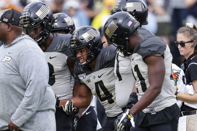 Coming off a hamstring injury, Rondale Moore "is currently at 1,000 percent," according to Jeff Brohm.