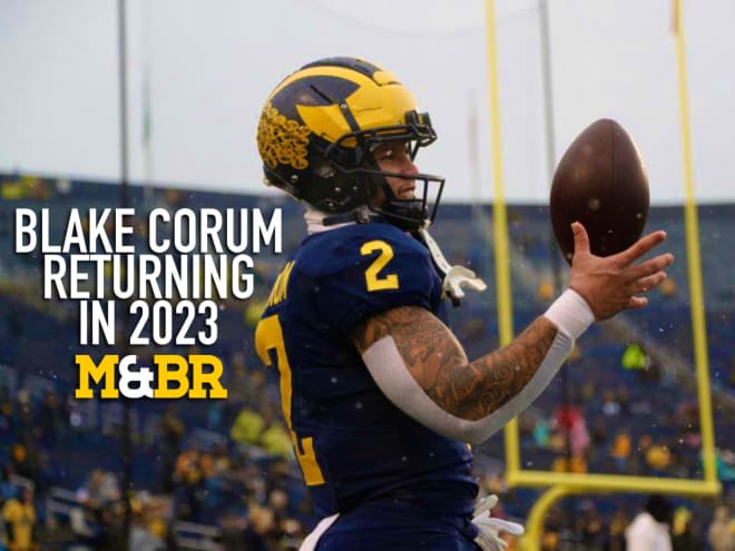 Blake Corum will return to Michigan for 2023 season Maize BlueReview