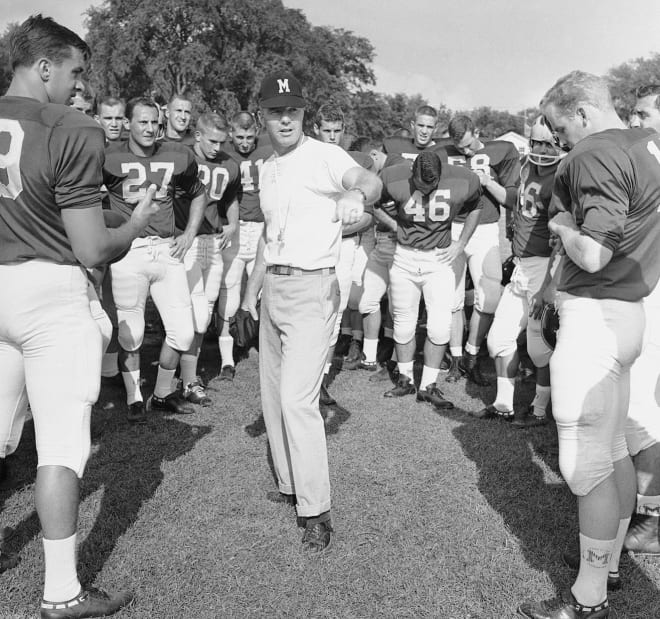 Former Michigan Wolverines football coach Bump Elliott