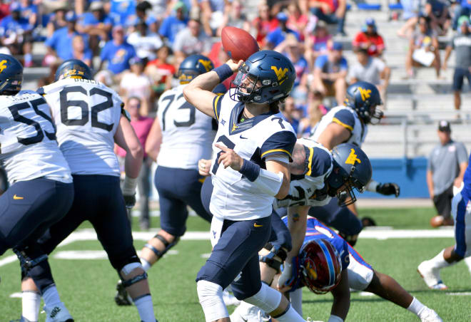 Will Grier passed for 347 yards and two touchdowns