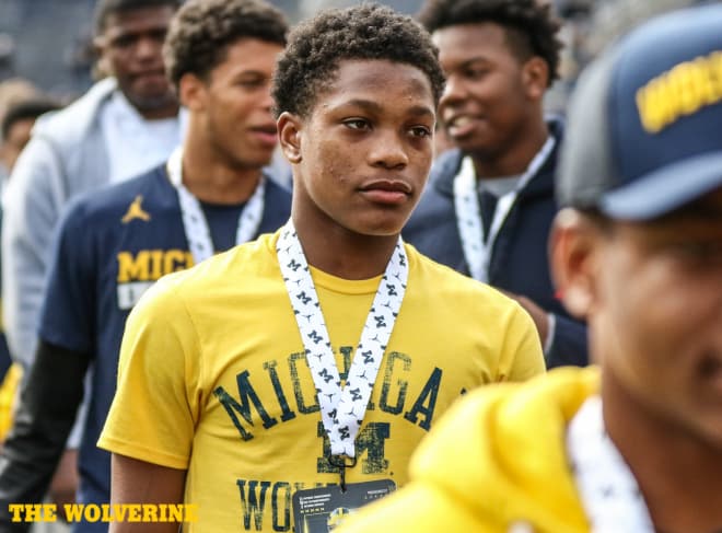 Freshman athlete Myles Rowser has been around Michigan a lot and was again on Saturday.