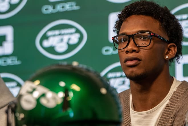 Former Ohio State wide receiver Garrett Wilson could have the chance to make an impact right away with the New York Jets. 