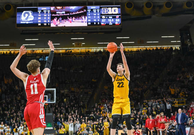 Patrick McCaffery scored a career high 24 points in the loss to Wisconsin.