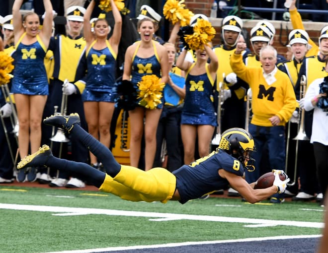 Freshman wideout Ronnie Bell posted the second-highest grade on the U-M offense according to Pro Football Focus. 