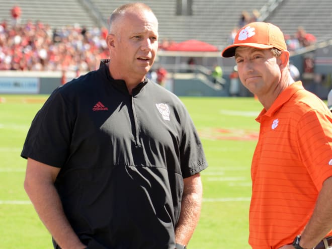 NC State Wolfpack football coach Dave Doeren