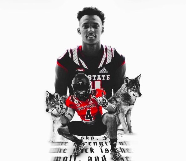 NC State Wolfpack football recruiting receiver Terrell Timmons Jr.