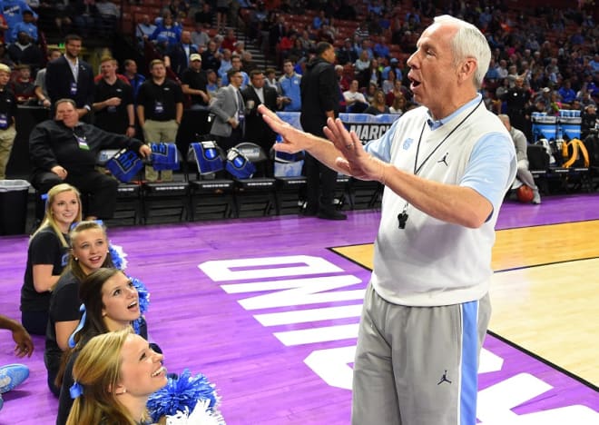 Roy Williams loved the open practices in the postseason. 