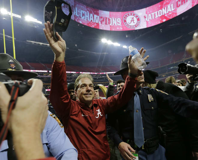 Alabama coach Nick Saban