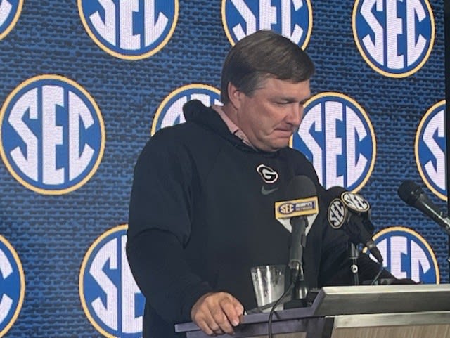 Kirby Smart addressed the media for 15 minutes Tuesday at the SEC Spring Meetings.