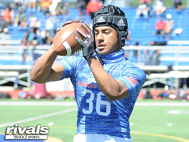 Kamryn Babb was one of the standouts at Rivals 3-Stripe Camp in St. Louis last weekend