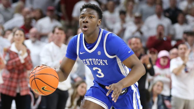 Kentucky transfer wing Adou Thiero visited Arkansas on Wednesday.