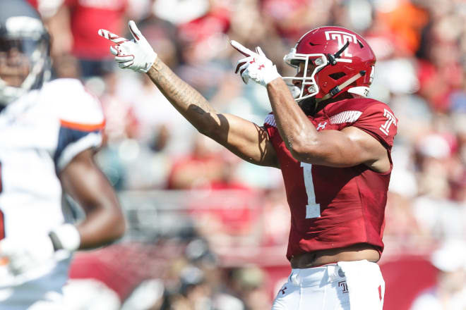 Branden Mack is part of Temple's experienced and dynamic group of wide receivers. 