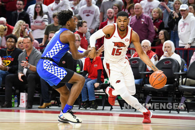 Mason Jones led the SEC in scoring as a junior this season.