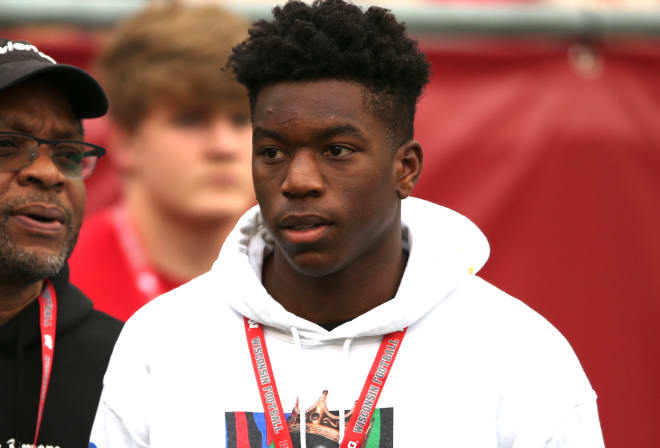 Outside linebacker commit Ayo Adebogun, a three-star prospect from Wisconsin.