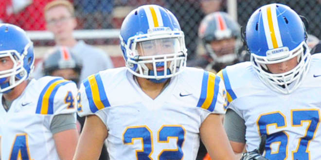 Gering senior linebacker Cody Ybarra (32) is an outstanding talent and his leadership and performance will be vital to Gering's chances of getting things turned around. We suspect he will do his part and then some.
