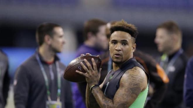 Vernon Adams exhibited a very nice arm both Friday and Saturday