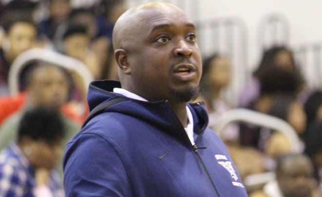 Varina's Kenneth 'Boom' Randolph earned VHSL Coach of the Year honors for 2021-22 as his Blue Devils won all six of their playoff games by double-digits on their way to the Class 4 state title