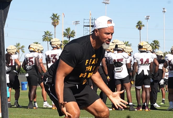 ASU's defensive line Diron Reynolds