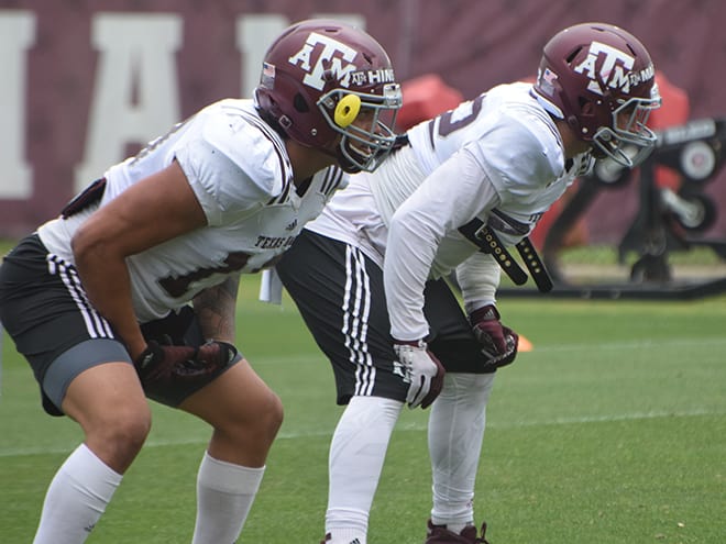 Anthony Hines and Santino Marchiol are leading the second team of linebackers.