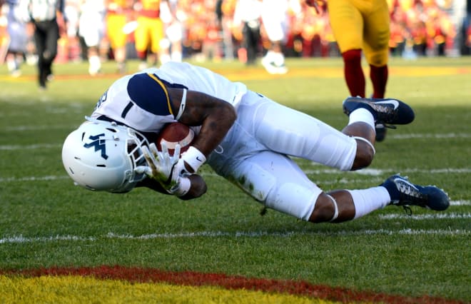 Gibson was the big-play threat for West Virginia. 