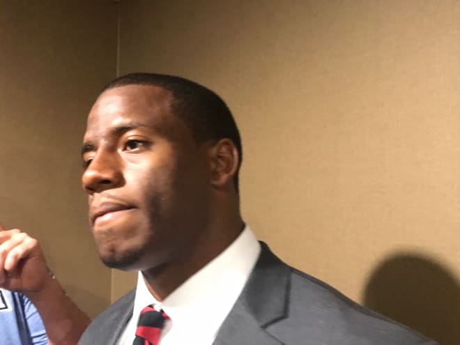 Nick Chubb says nobody's more critical about himself than he is.
