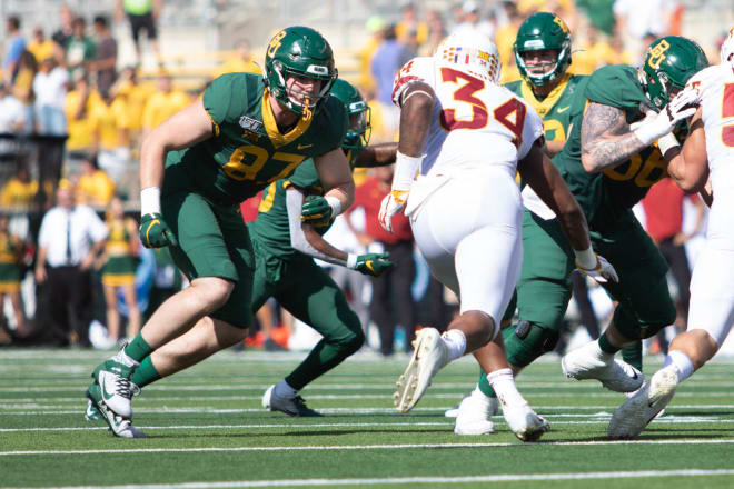 Baylor TE Christoph Henle is one of the veterans at this position.