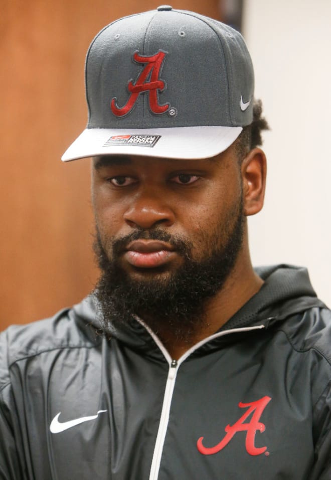 Isaiah Buggs appears at a news conference announcing the number one recruiting class in America at the University of Alabama Wednesday, February 1, 2017. 