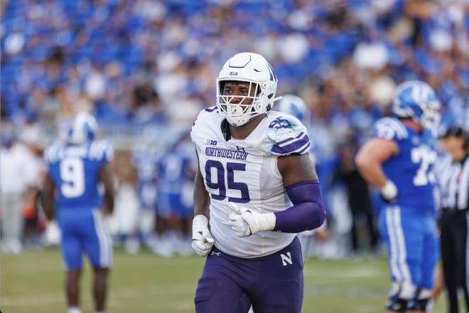 Defensive tackle Najee Story is a key cog in Northwestern's committee up front.