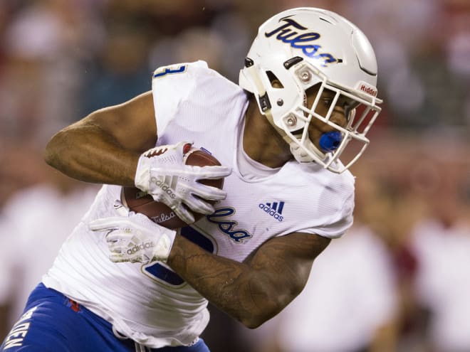 Shamari Brooks has a chance to end his college career as Tulsa's all-time leading rusher.