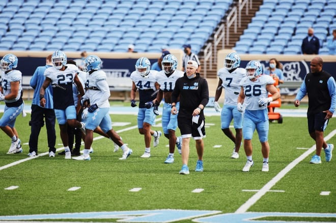 Power Echols (23) and Ra Ra Dillworth (11) are making strikes at linebacker.