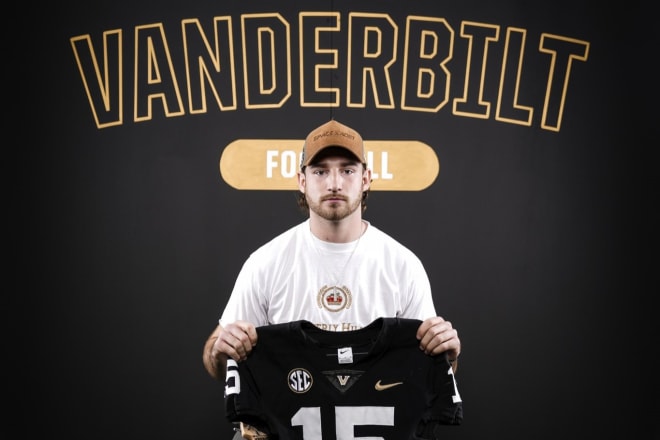 Buffalo transfer QB Cole Snyder during his visit with Vanderbilt.